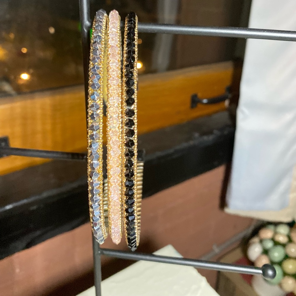 (3) studded headbands